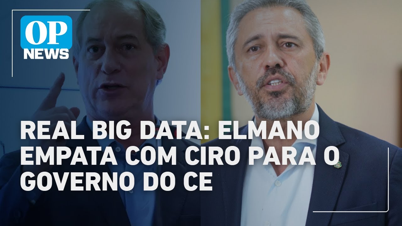 Elmano empata com Ciro Gomes em nova pesquisa eleitoral para o Governo do Ceará | OP News