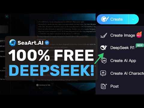 SeaArt Deepseek-R1 + AI Characters : This FREE AI Deepseek Chat with Characters is COOL!