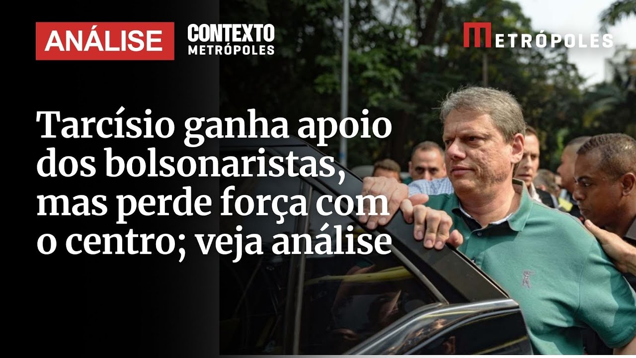 Tarcísio defende anistia e ganha apoio dos bolsonaristas mas perde força com o centro veja análise