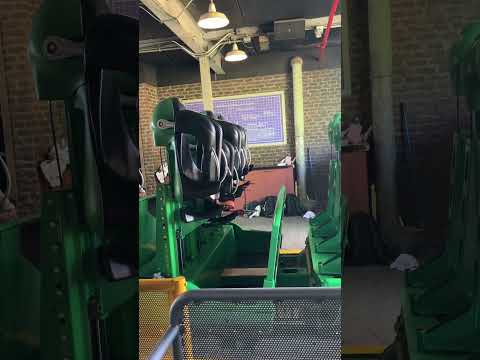 Off-ride Riddler's Revenge At Six Flags Magic Mountain #rollercoaster #sixflagsmagicmountain #ride