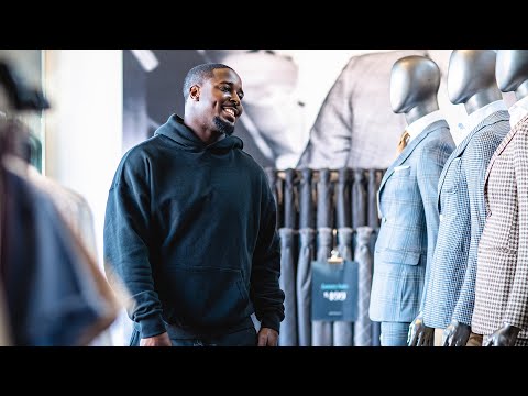 Rams RB Sony Michel Finds A "Fly" Custom Suit & Explains His Style Inspiration | Dress Like A Ram video clip 