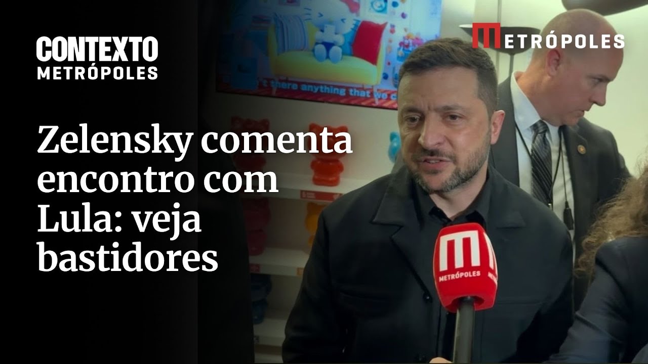Após reunião entre líderes Zelensky diz que teve boa conversa com Lula veja o bastidor