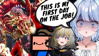 Mogu Gets Carried by Sunny and Bricky in WH40k Space Marine!