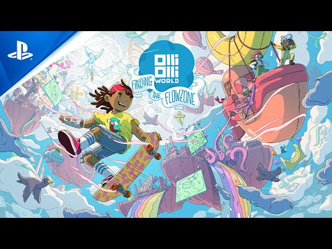 OlliOlli World - Finding the Flowzone Launch Trailer | PS5 & PS4 Games