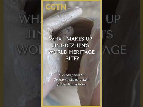 What makes up Jingdezhen's World Heritage Site?