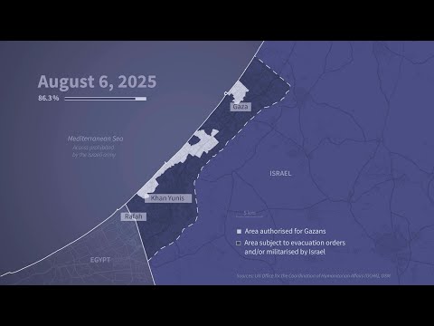 ANIMATED MAP: the Gaza Strip since March 2025 | AFP