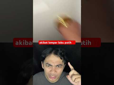 akibat lempar labu putih⁉️ #shorts