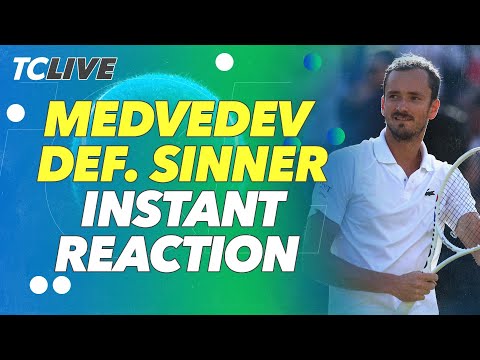 Daniil Medvedev Beats World No.1 Jannik Sinner, Makes Semifinals | 2024 Wimbledon