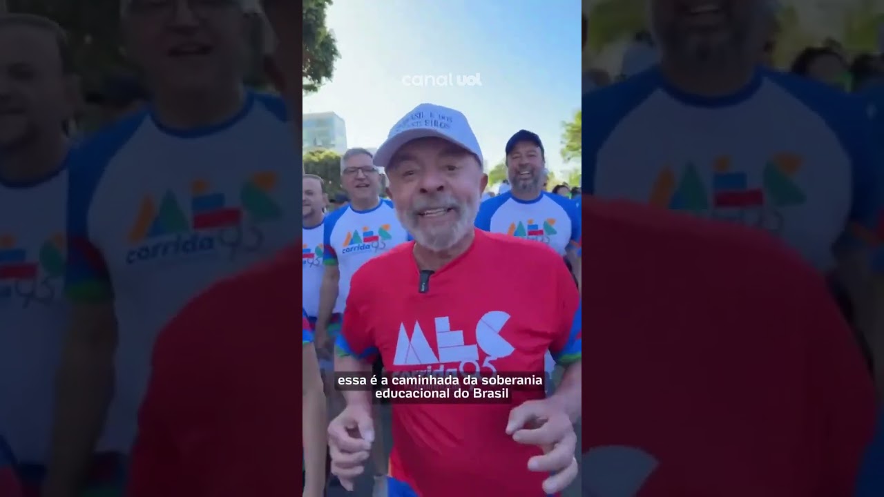 Lula participa de caminhada e ironiza Não tem motociata é caminhada da soberania educacional