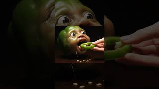 【AI asmr】最後まで見れる？超怖すぎる擬人化野菜の咀嚼音ASMR