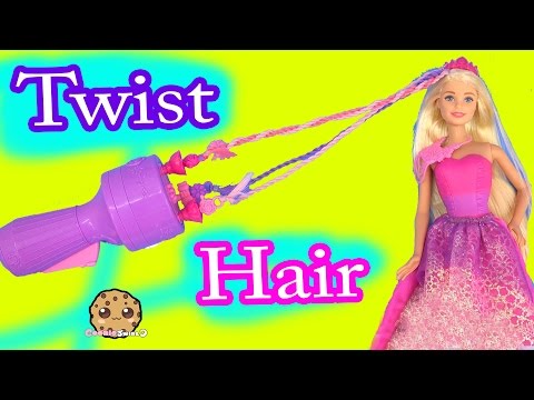 TWIST SNAP 'N STYLE Princess Endless Hair Kingdom Barbie Doll - Cookieswirlc Toy Unboxing Video - UCelMeixAOTs2OQAAi9wU8-g