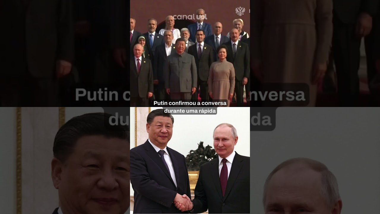Xi e Putin são flagrados por microfones abertos e registra conversa sobre imortalidade vídeo