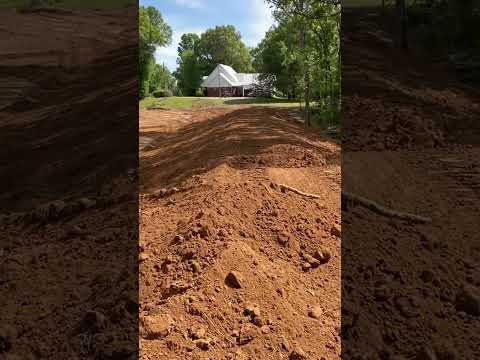 Finishing up a new pond construction in Yazoo County  If you need a pond or have a pond that needs r — Geaux Pro Outdoors