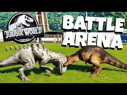 Dinosaur Battle Arena! - Jurassic World Evolution Gameplay - UCK3eoeo-HGHH11Pevo1MzfQ