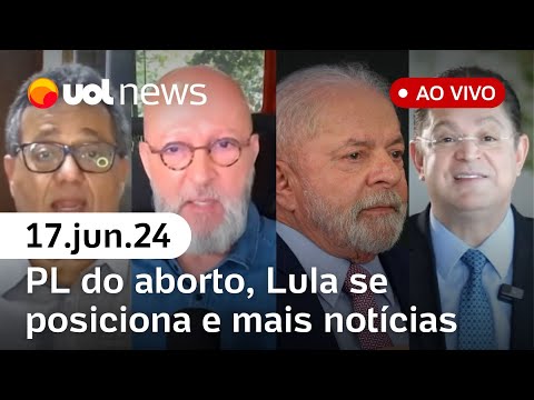 PL do aborto perde apoio, nova extrema direita: UOL News 1ª Edição com Fabíola, Josias e Tales