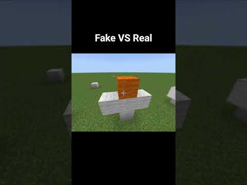Fake VS Real minecraft #Minecraft #viral #gaming #shorts