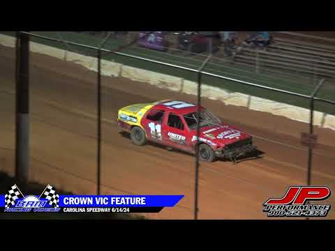 Crown Vic Feature - Carolina Speedway 6/14/24 - dirt track racing video image