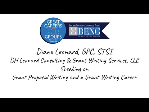 Grant Proposal Writing and a Grant Writing Career with Diane Leonard