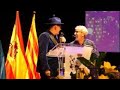 José Corbacho y David Fernández cantan "Salou, Salou, ven a Salou" en el pregón de la Fiesta Mayor de Invierno de Salou 2024
