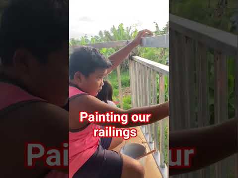 PAINTING OUR RAILINGS TO PREVENT THE RUST #OFWHONGKONG #PINOYOFWBUHAYOFW