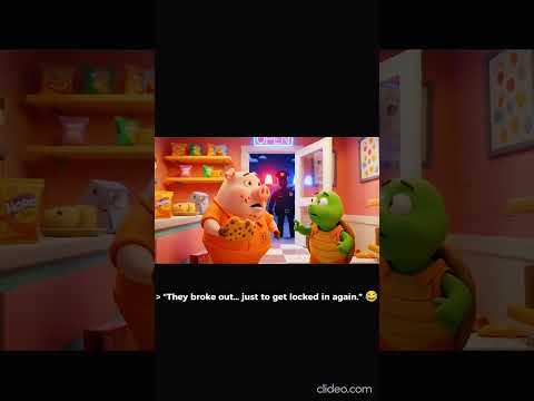 “Pip & Turt: The Great Escape Snack Run” #shorts #viralshorts #funny #entertainment