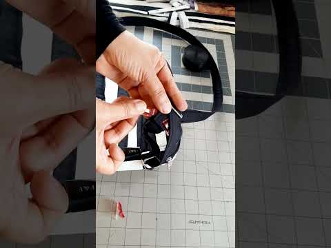 Attach long strap with bag.