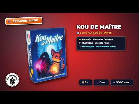 Explique partie de 🎲 KOU DE MAÎTRE 📦 chez #Autoédition #expliquemoica