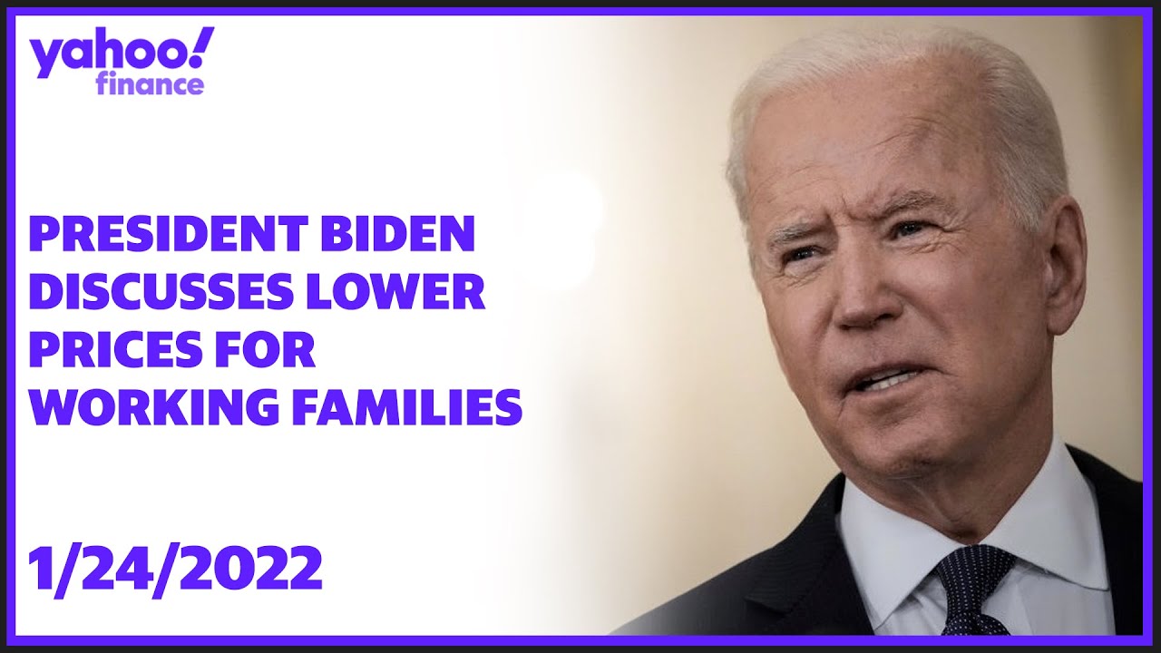 LIVE: President Biden discusses efforts to lower prices for working families