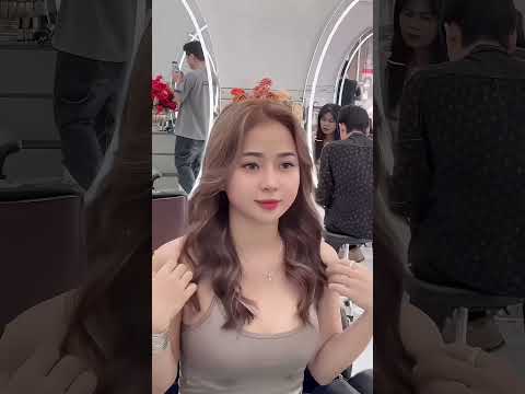 Nhuộm nâu bambi + light xám khói