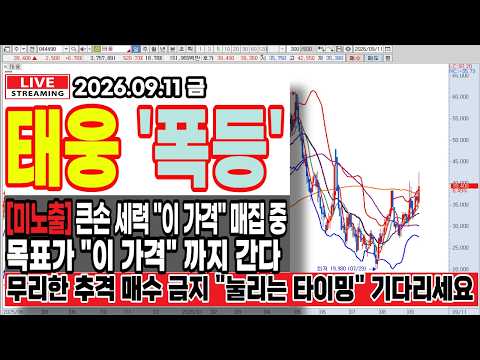 [<strong>태웅</strong> 주가전망] 와..오늘 또 급등했습니다! 며칠째 계속 끌어올리는 진짜이유, 이제부터 더 중요합니다