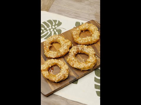 【りんごで始まる天才スイーツ】これぞ新食感！巻いて焼くだけりんご×ライスペーパーで天才おやつ / Rice Paper Apple Pie