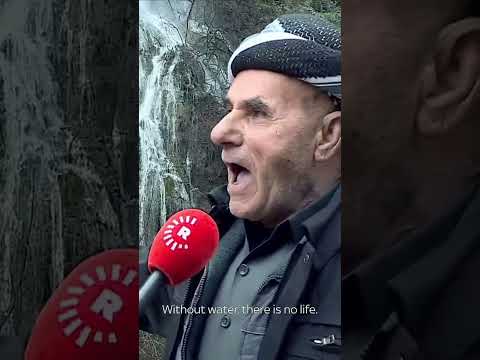 Waterfalls revived after heavy rainfall in Iraq