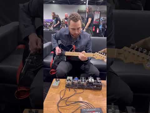 Rhett Shull puts the new EHX Lizard Queen through its paces at NAMM 2023