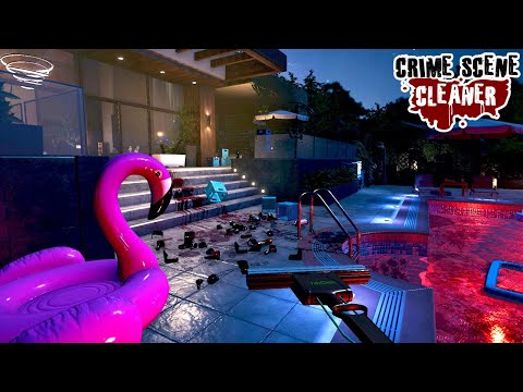 激ヤバすぎる殺人が起こった事件現場をお掃除するゲーム【Crime Scene Cleaner】