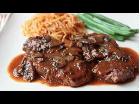 Beef Medallions with Caramelized Tomato Mushroom Pan Sauce - Beef Tenderion Medallions - UCRIZtPl9nb9RiXc9btSTQNw