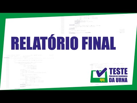 Teste da Urna 2023: TSE divulga relatório final