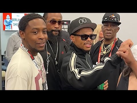 Keyshawn Davis REACTS to Shakur Stevenson BEATING William Zepeda BACKSTAGE CELEBRATING together