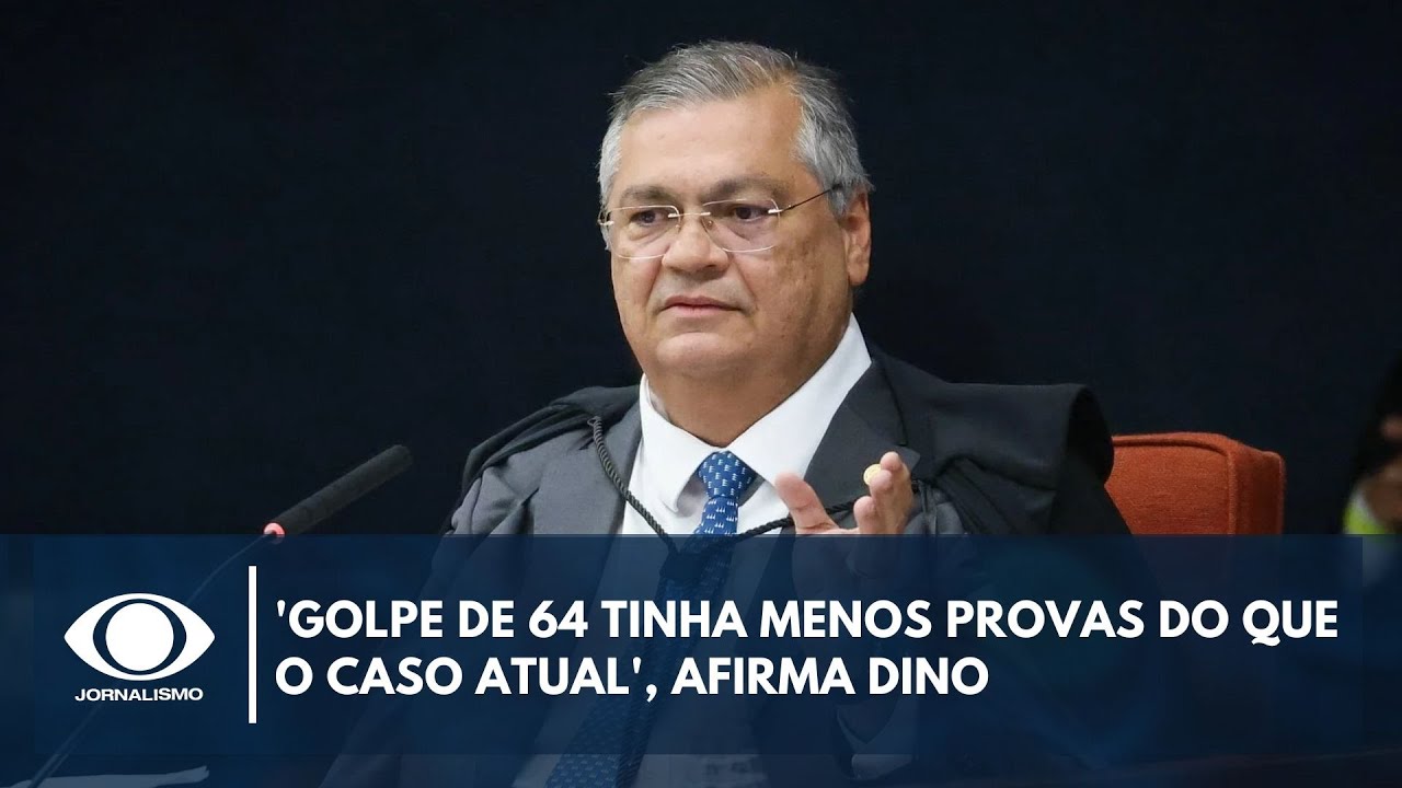 ‘Golpe de 64 tinha menos provas do que o caso atual’, afirma Dino
