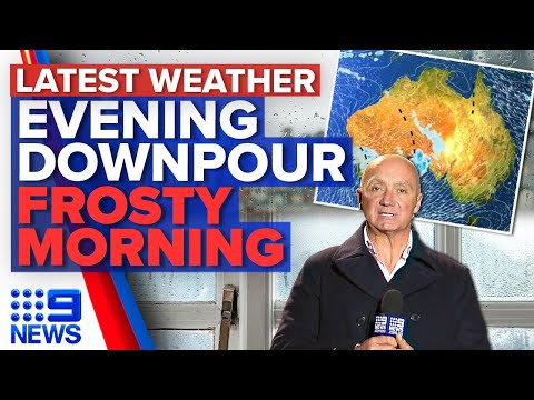 Possible showers to hit eastern Sydney, Fog and frost for Melbourne’s sunrise | 9 News Australia