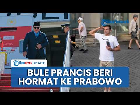 Tiba di Prancis, Prabowo Disambut Pasukan Jajar Kehormatan hingga Dihormati Warga Setempat