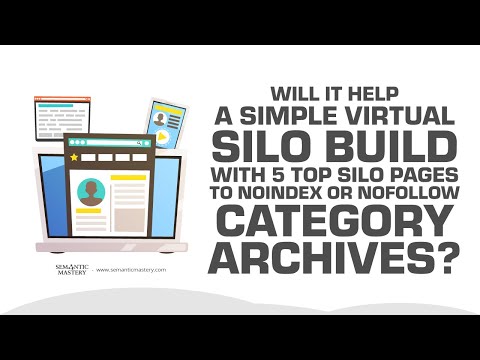 Will It Help A Simple Virtual Silo Build With 5 Top Silo Pages To noindex Or nofollow Category Archi