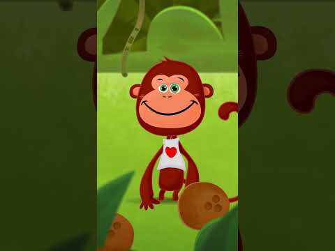 ŚŚ Małpka 🎵 #śpiewanki #piosenkidladzieci #spiewanki  #dzieci #przedszkolaki #przedszkole