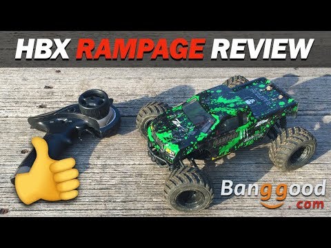 HBX RAMPAGE 1/18 2.4G 4WD Off Road Crawler REVIEW  - UCywm3rrXdYVn1GX6dikP2yA