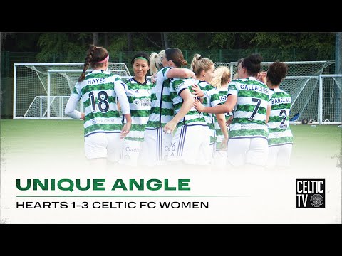 Unique Angle | Hearts 1-3 Celtic FC Women | Hoops win sets up final day drama at Paradise on Sunday
