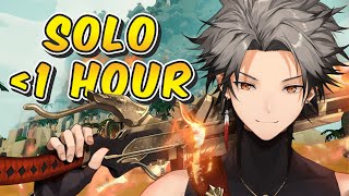 Beating Peak SOLO in UNDER 1 HOUR 【Peak | NIJISANJI EN | Ryoma Barrenw
