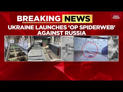 Ukraine's Massive Drone Strike Hits Russian Airbases, Destroys 40+ Aircraft
