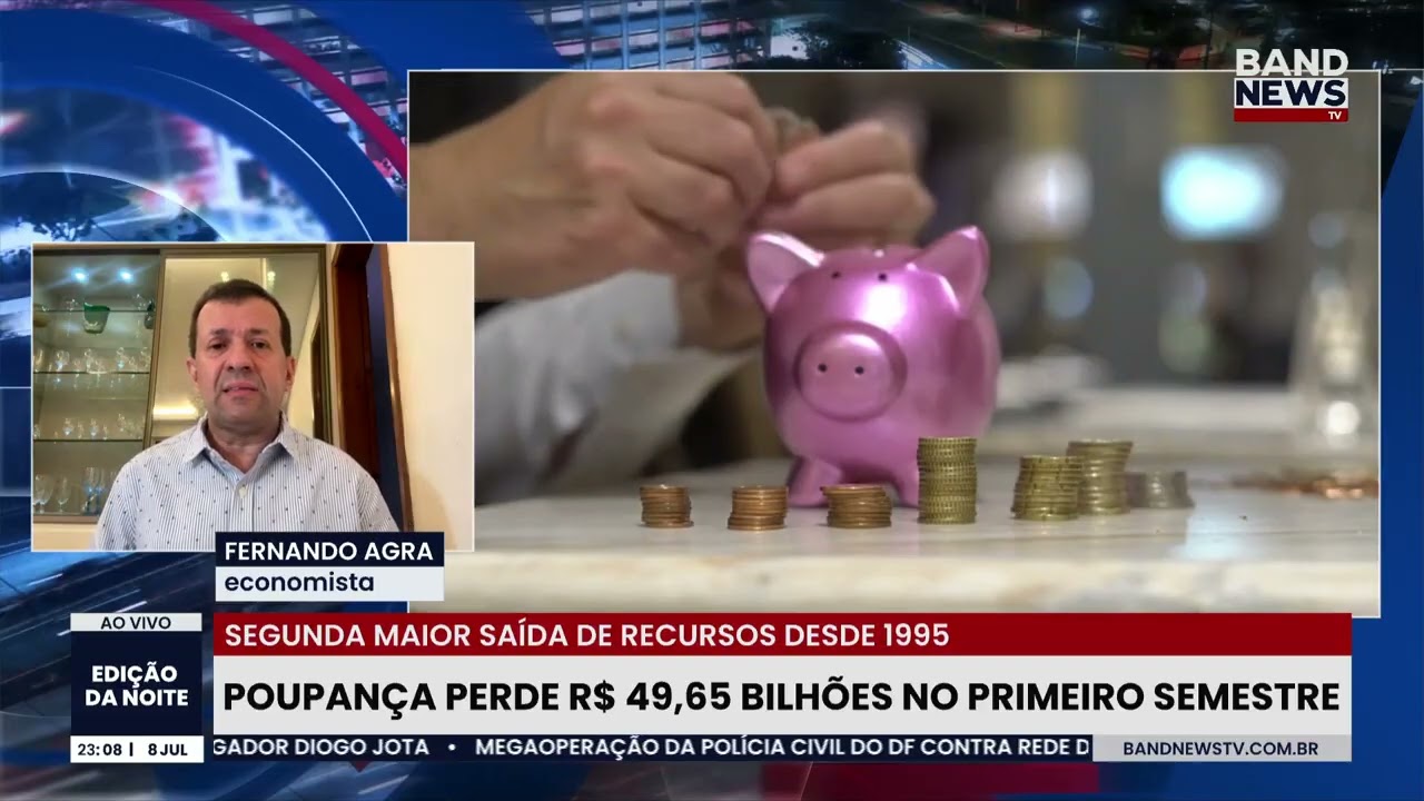 Poupança perde R$ 49,65 bilhões no primeiro semestre | BandNews TV