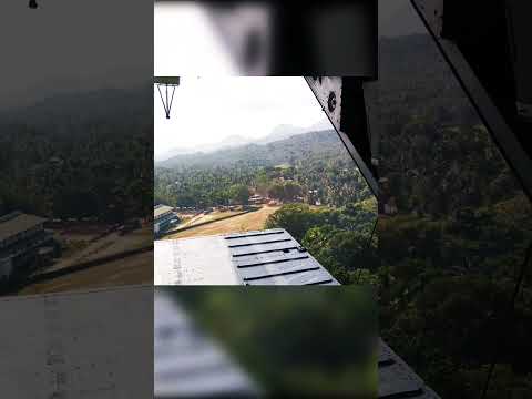 Taking off a helicopter at Kurunegala