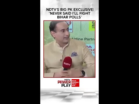 NDTV's Big Exclusive | Prashant Kishor: "Never Said I’ll Fight Bihar Polls"