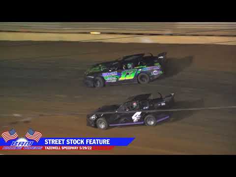 Street Stock Feature - Tazewell Speedway 5/29/22 - dirt track racing video image